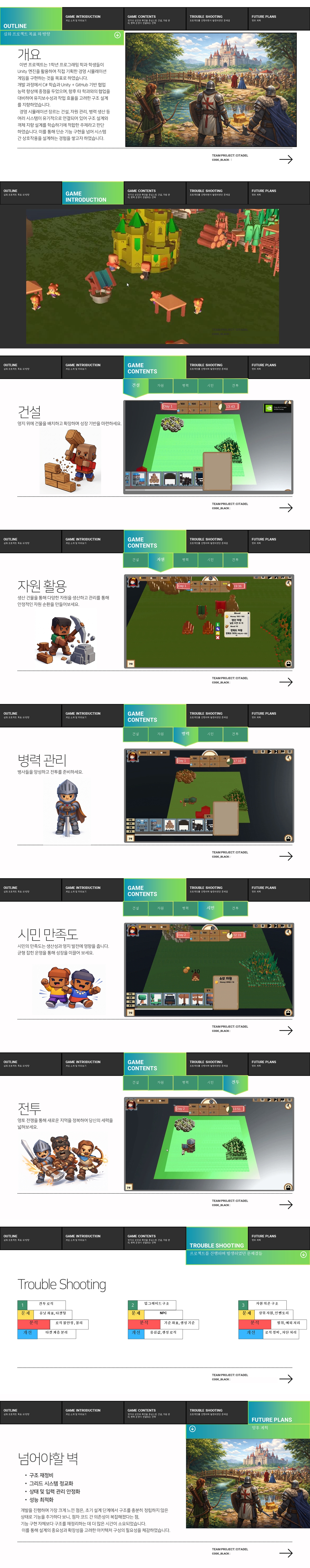 한아전 게임학과 학생 작품 CITADEL 소개